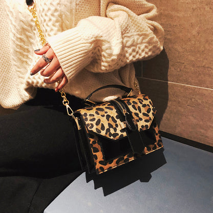 Stylish Leopard Print Shoulder Crossbody Bag – Chic & Versatile - Jatanele