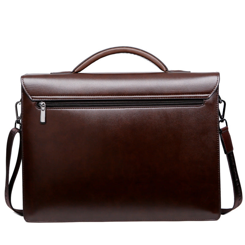 Men's Handbag Business Briefcase - Black and Brown Variants - Jatanele