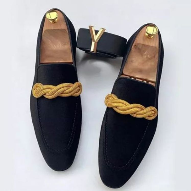 New Men's Retro Suede Business Dress Shoes - Classic Lace-Up Design - Jatanele