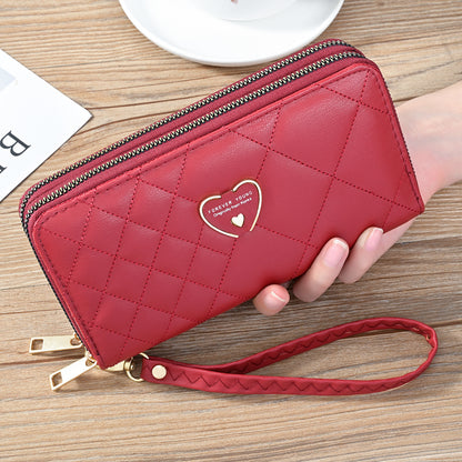 Double Zipper Long Wallet - Spacious & Stylish - Jatanele