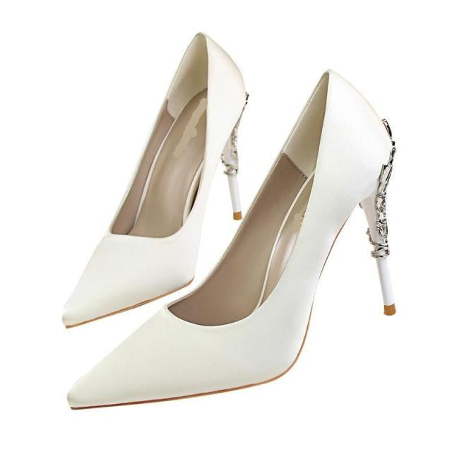 Elegant Women’s High-Heel Pointed Toe Stiletto Pumps – Stylish and Versatile - Jatanele