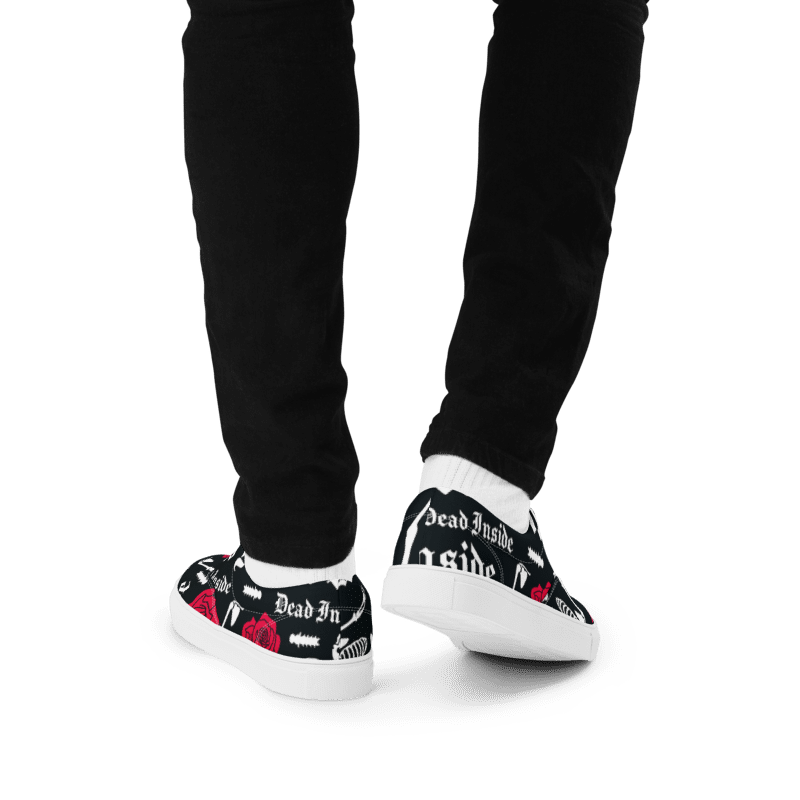 Men’s Graphic lace-up canvas shoes