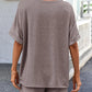 Round Neck Short Sleeve Top and Shorts Set - Jatanele
