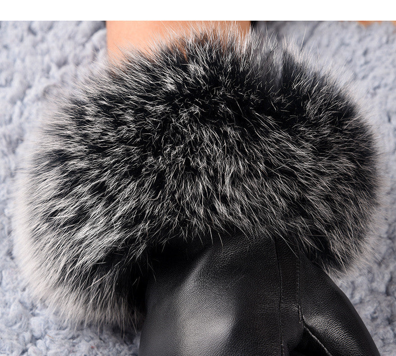 Women's Premium Sheepskin Fleece-lined Winter Gloves - Jatanele