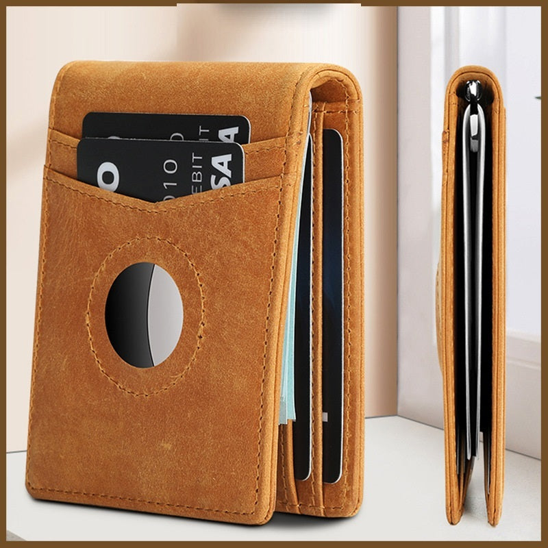 Anti-theft Brush Genuine Leather Men's Wallet - Jatanele