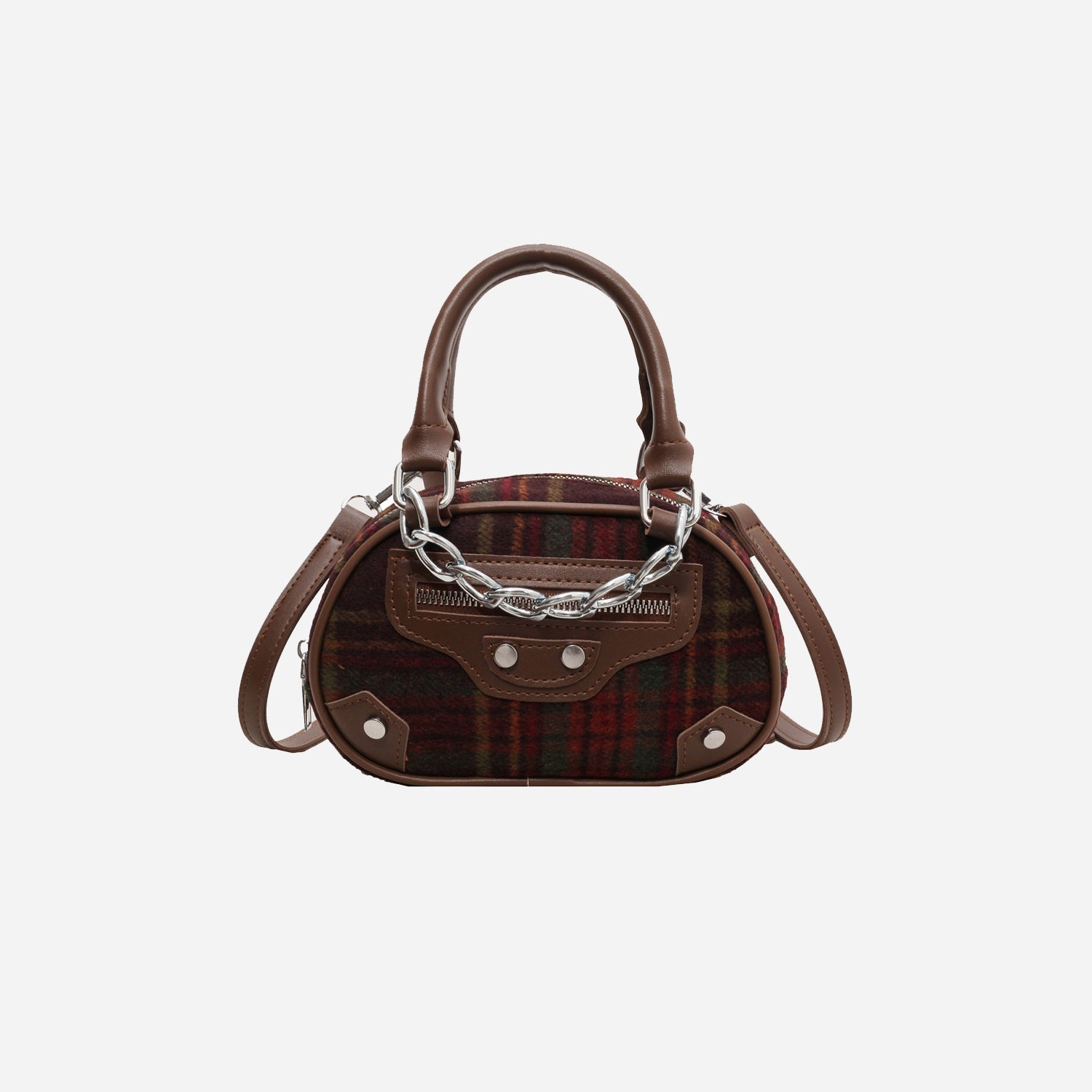 Cambridge Plaid Crossbody Trendsi