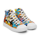 Men’s Multicolor high top canvas shoes
