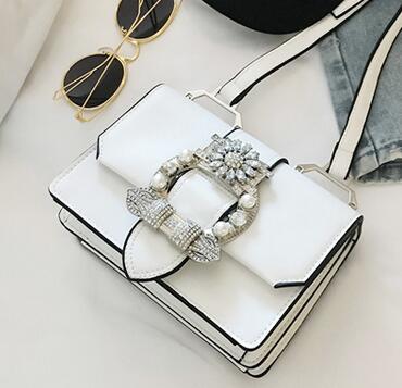 Fashion Designer Famous Bags For Women Designer Diamond Lock Bags Quality PU Leather Women Handbags Elegant Lady Shoulder Bags - Jatanele