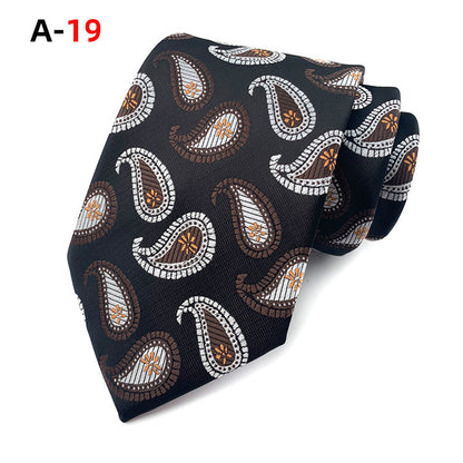 Elegant Paisley Jacquard Tie – Versatile and Stylish for Every Occasion - Jatanele