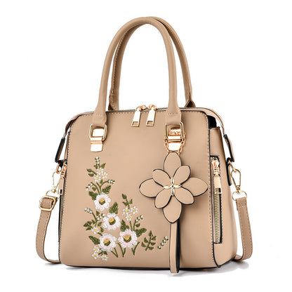 Fashion Flowers Embroidered Handbag - Jatanele