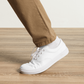 Men’s White lace-up canvas shoes