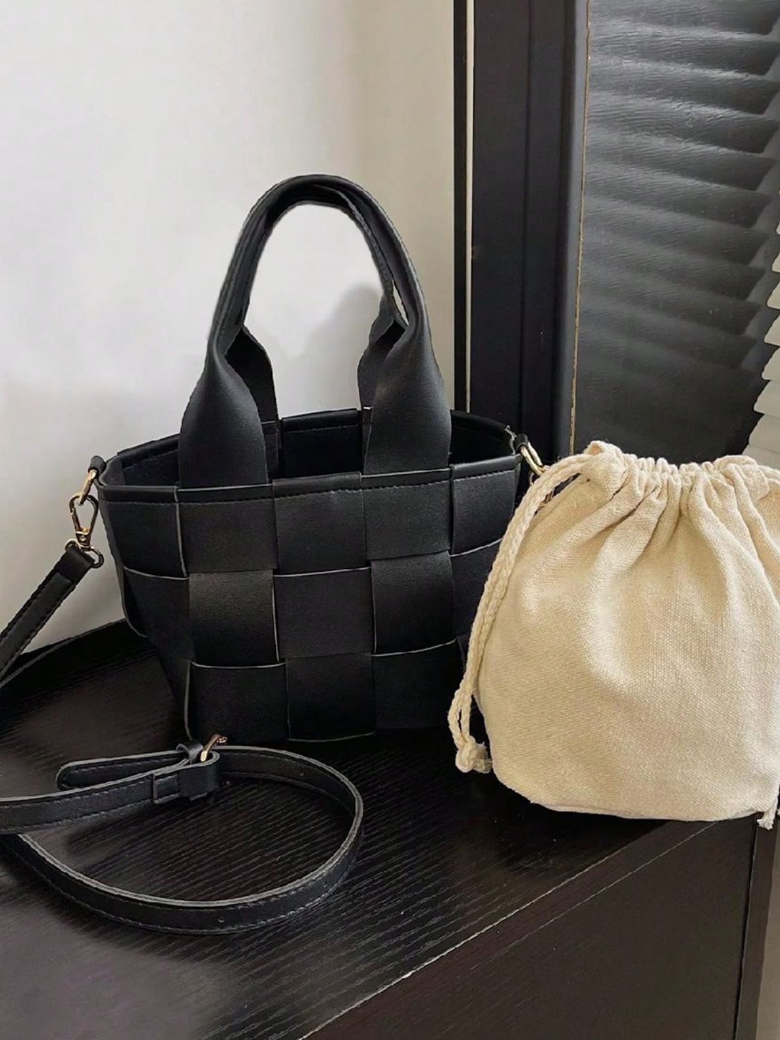 Aria Braided Bucket Bag Trendsi