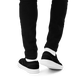 Men’s Black lace-up canvas shoes
