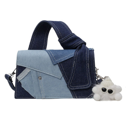 Denim Small Handbags | Western Style Shoulder Messenger - Jatanele