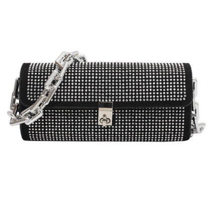 One-shoulder Rhinestone Bag Women's Dinner Hand - Jatanele