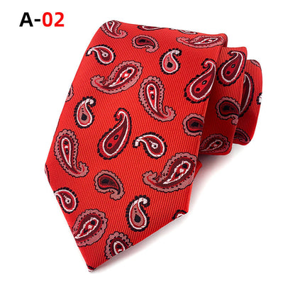 Elegant Paisley Jacquard Tie – Versatile and Stylish for Every Occasion - Jatanele