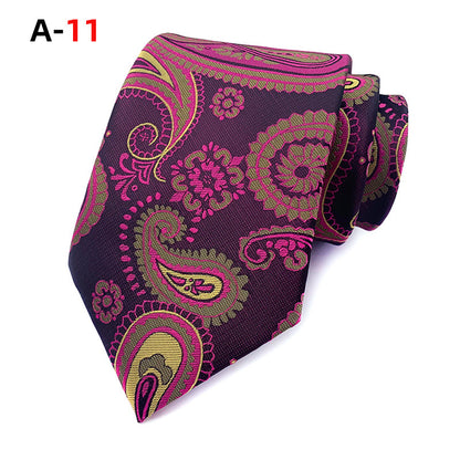 Elegant Paisley Jacquard Tie – Versatile and Stylish for Every Occasion - Jatanele