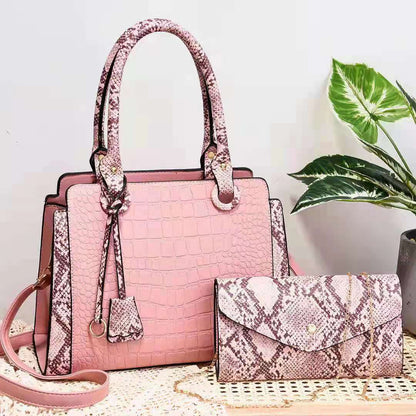 New Serpentine Stitching Fashion Combination Bags - Jatanele