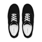 Men’s Black lace-up canvas shoes