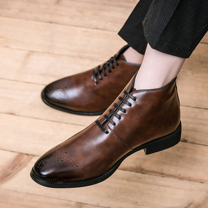 Brock Vintage Men’s Plus-Size Shoes – Classic Elegance for Every Occasion - Jatanele