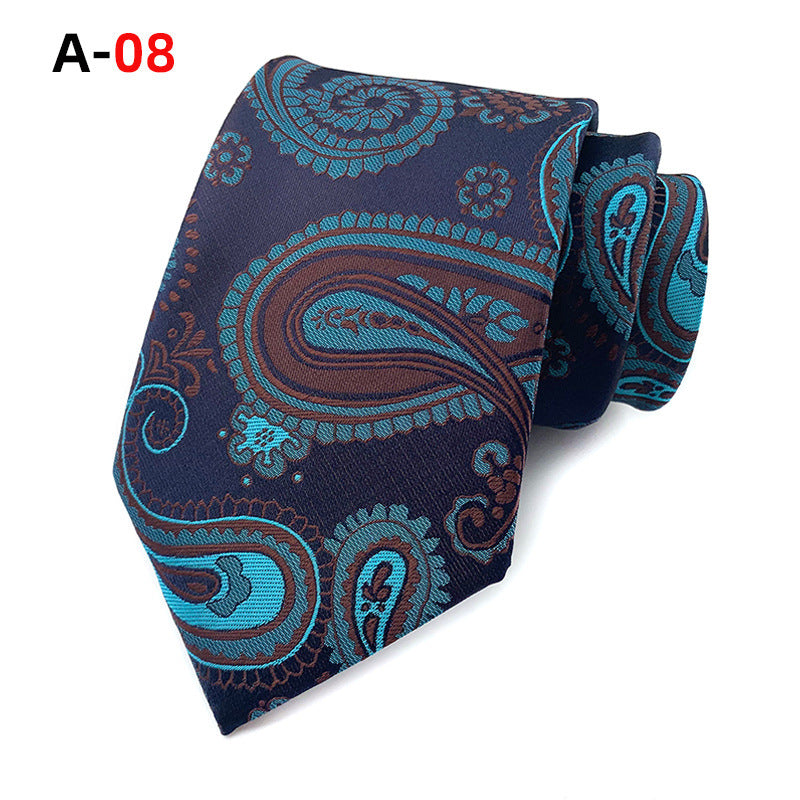 Elegant Paisley Jacquard Tie – Versatile and Stylish for Every Occasion - Jatanele