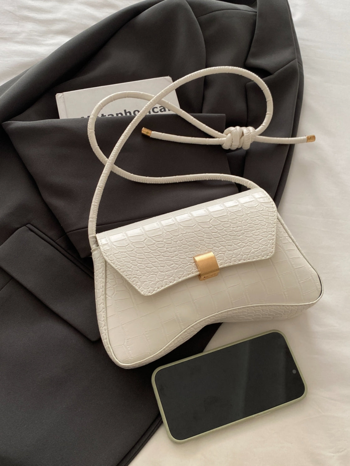 Luxe Textured Crossbody Trendsi