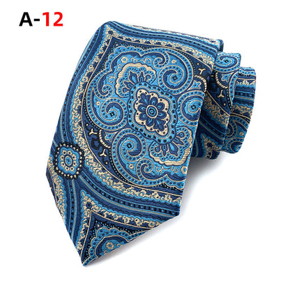 Elegant Paisley Jacquard Tie – Versatile and Stylish for Every Occasion - Jatanele