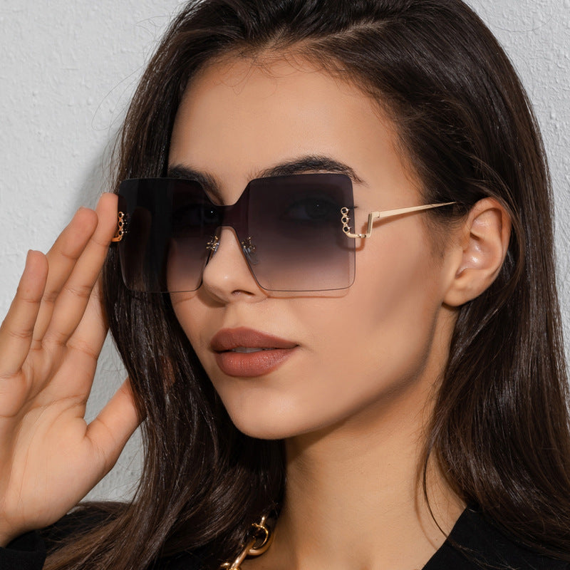 New Large Frame Square Sunglasses For Men And Women - Jatanele