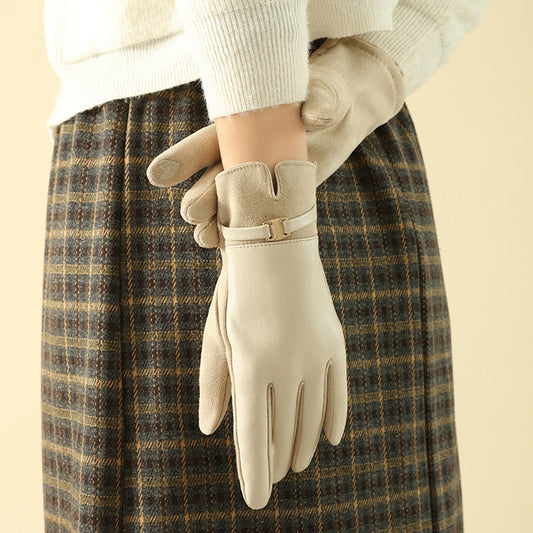 Cozy Warm Plus Suede Velvet Winter Gloves - Jatanele