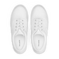Men’s White lace-up canvas shoes