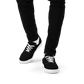 Men’s Black lace-up canvas shoes
