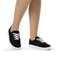 Women’s Black lace-up canvas shoes