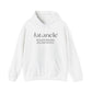 Hoodie — Jatanele “Bigger Dreams, Bolder Moves” Minimal Inspirational Pullover