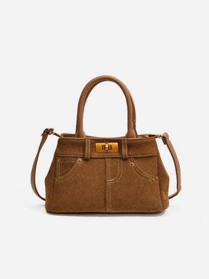 Convertible Suede Shoulder & Handbag – Everyday Luxe Trendsi