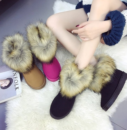 Stylish Platform Snow Boots for Winter Comfort - Jatanele