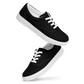 Men’s Black lace-up canvas shoes