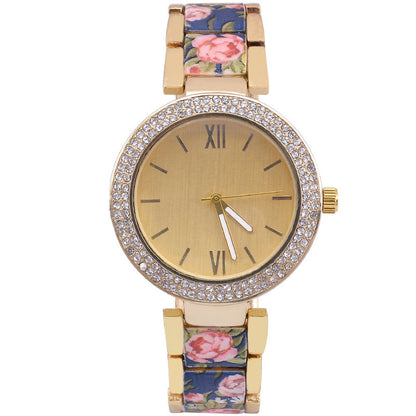 Fashion Printing Steel Watch Women - Jatanele