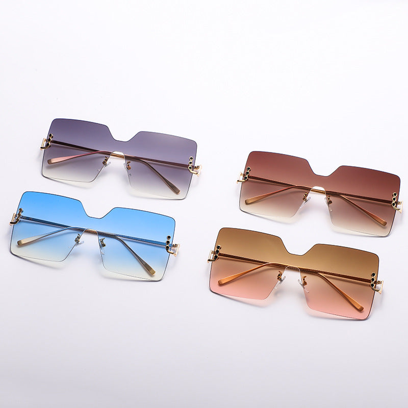 New Large Frame Square Sunglasses For Men And Women - Jatanele