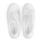 Women’s White lace-up canvas shoes