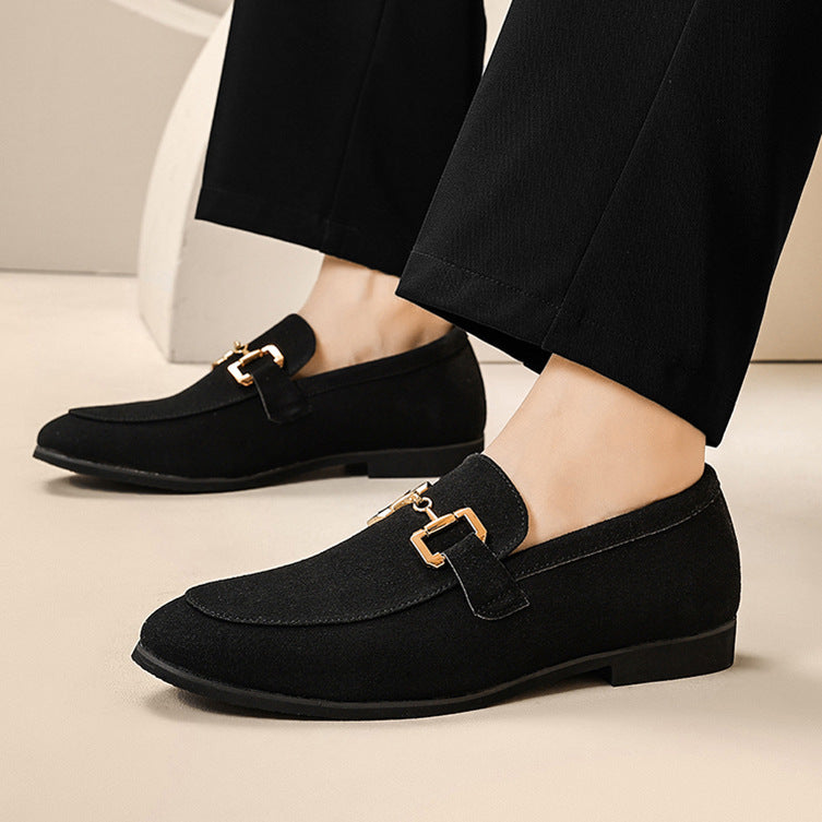 Men's Fashion Suede Leather Shoes – Sophisticated Style for Every Occasion - Jatanele