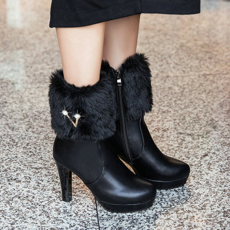 Cozy Autumn and Winter Short Boots for Women - Jatanele