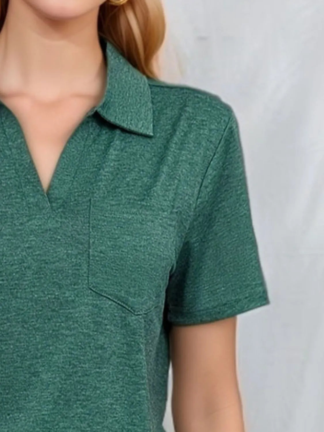 Johnny Collar Short Sleeve Top - Jatanele