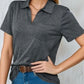 Johnny Collar Short Sleeve Top - Jatanele