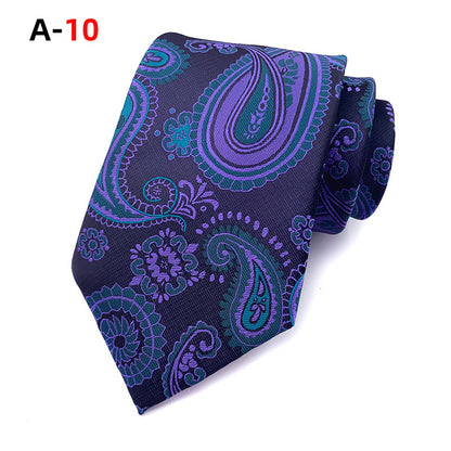 Elegant Paisley Jacquard Tie – Versatile and Stylish for Every Occasion - Jatanele