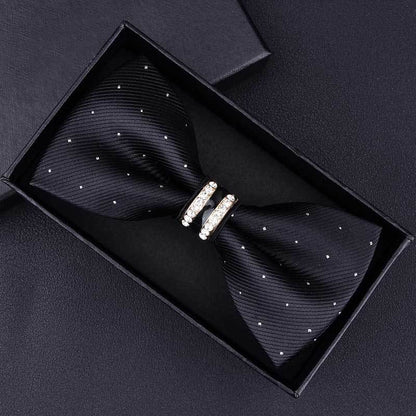 Double-Layer Formal Wedding Tie – Perfect for Grooms and Special Occasions - Jatanele