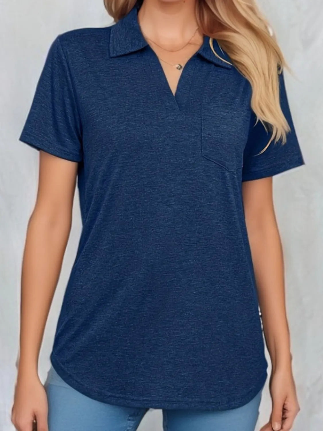 Johnny Collar Short Sleeve Top - Jatanele