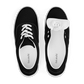 Women’s Black lace-up canvas shoes