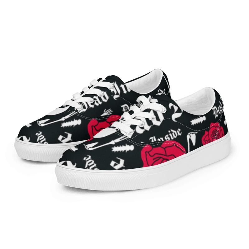 Men’s Graphic lace-up canvas shoes