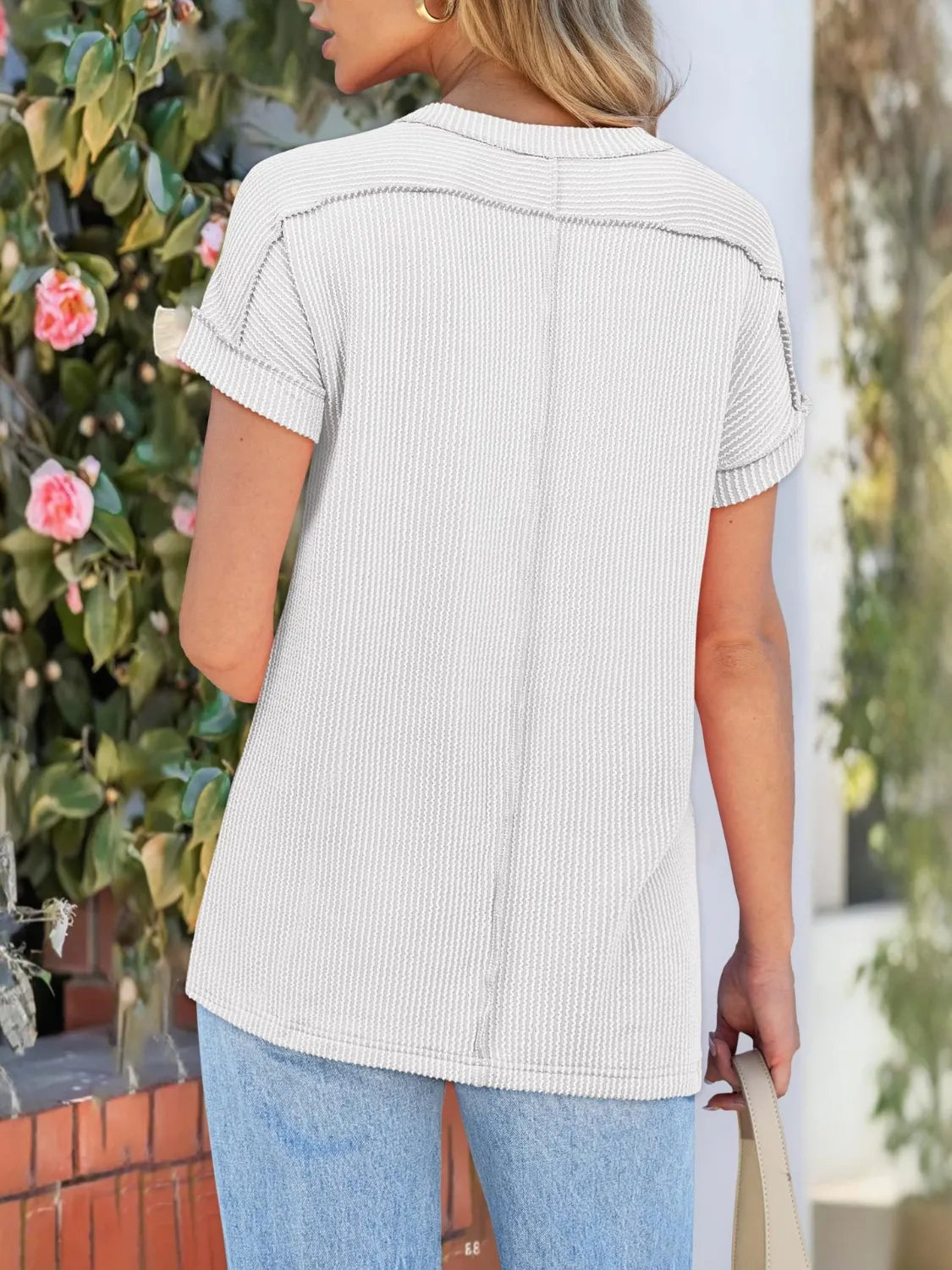Round Neck Short Sleeve T-Shirt - Jatanele