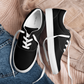 Men’s Black lace-up canvas shoes